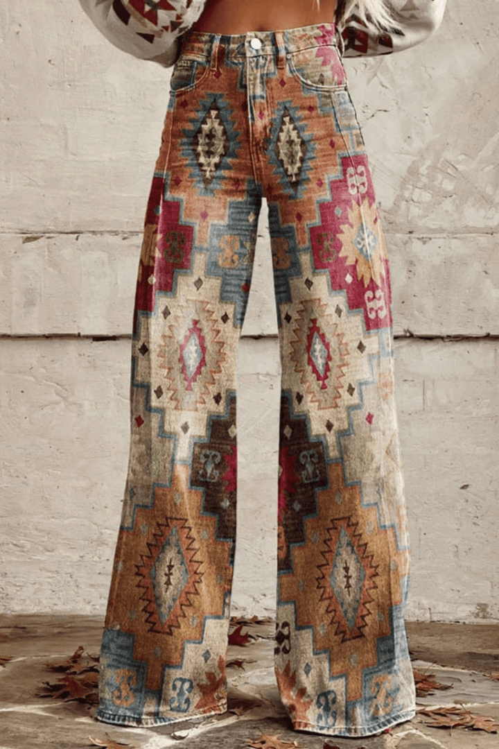 Aeliana – Pantalon Boho Vintage
