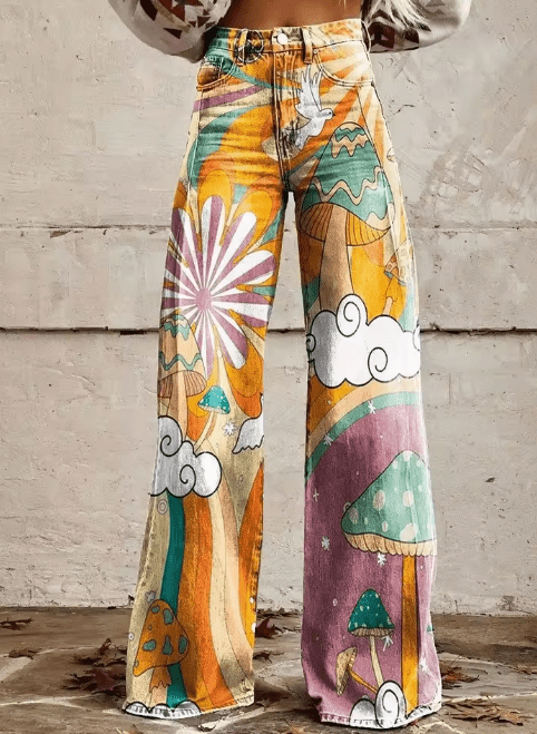 Indigo – Pantalon Boho Vintage