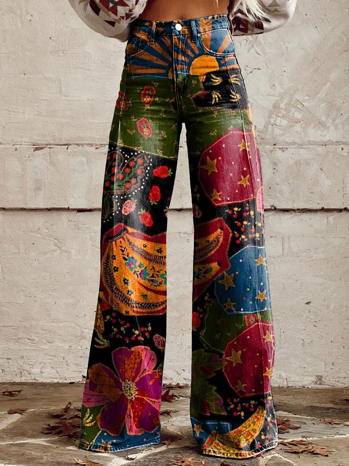 Freesia – Pantalon Boho Vintage