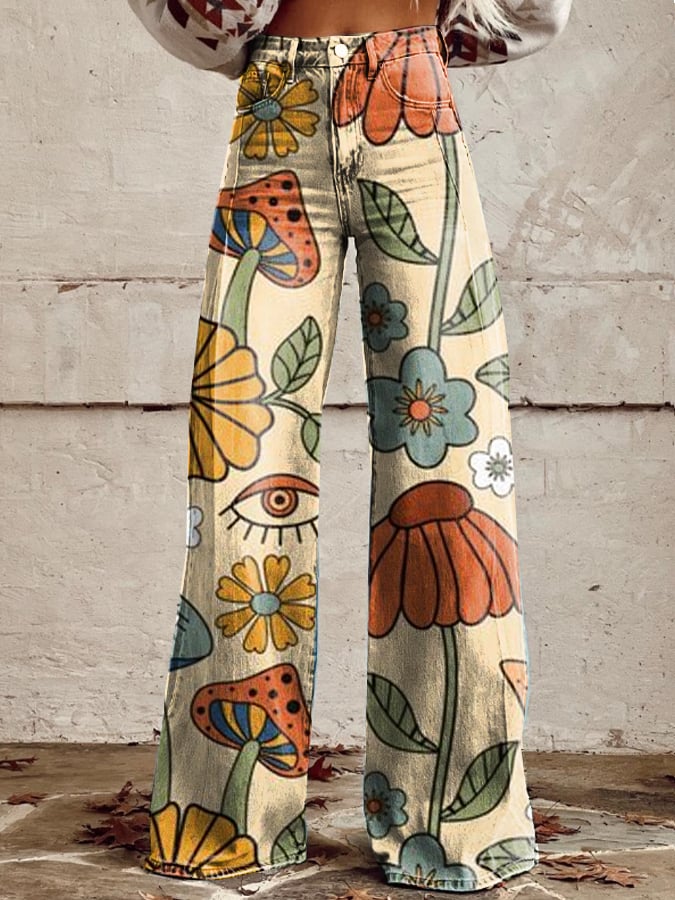 Zinnia – Pantalon Boho Vintage