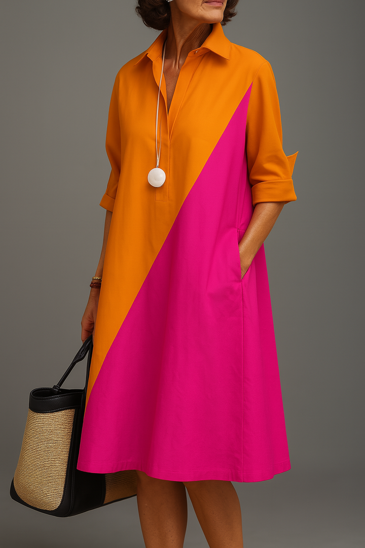 Kayla – Robe Midi Tendance & Légère