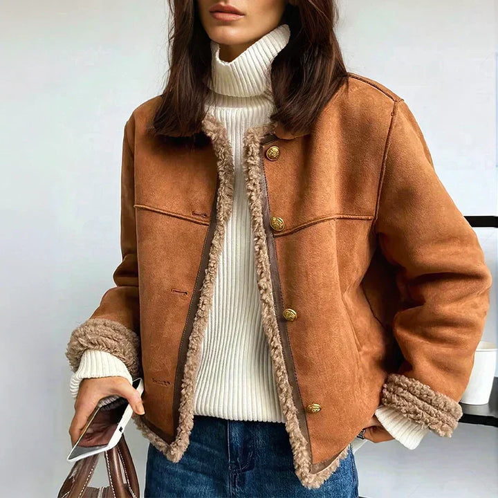 Lila – Veste Mouton Retourné Synthétique