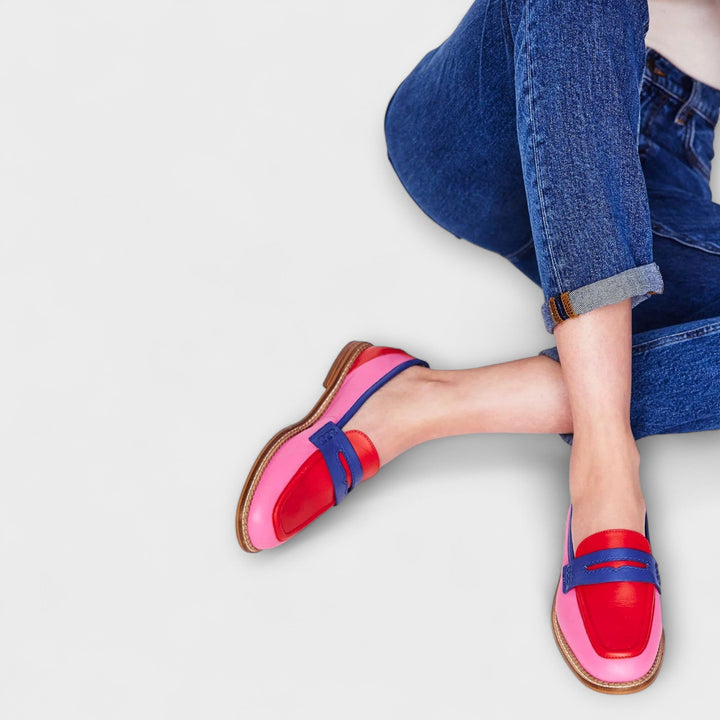 Vivian – Mocassins Patchwork Coloré