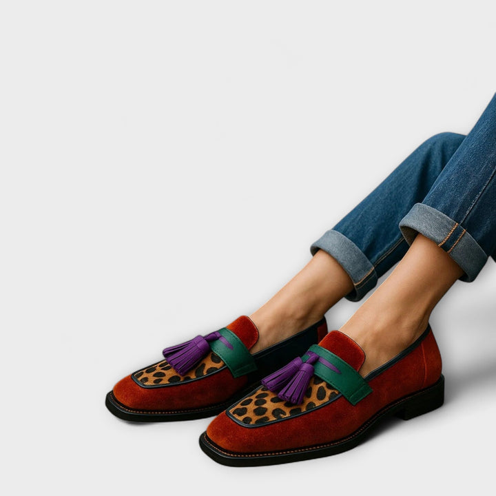 Tessa – Mocassins Multicolores Chic