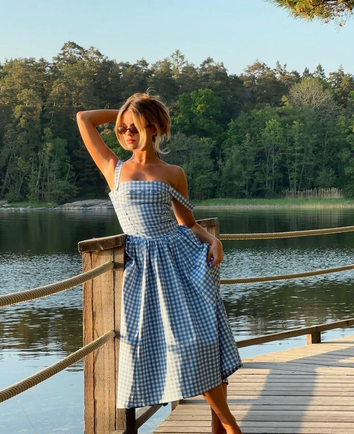 Ariana – Robe Midi Sans Manches