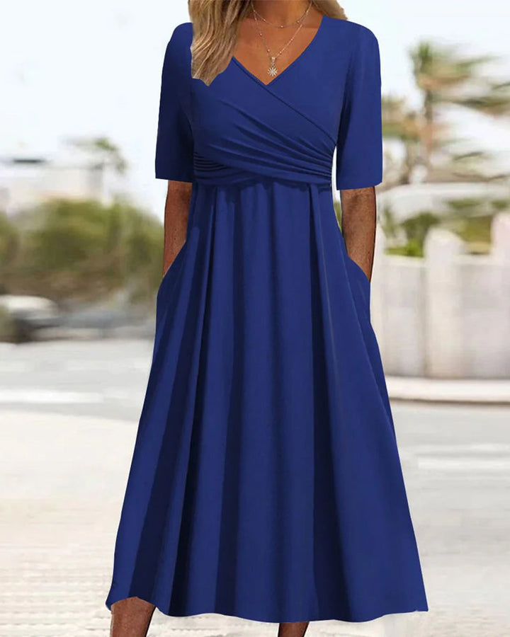 Katharin – Robe Midi Printemps Luxueuse