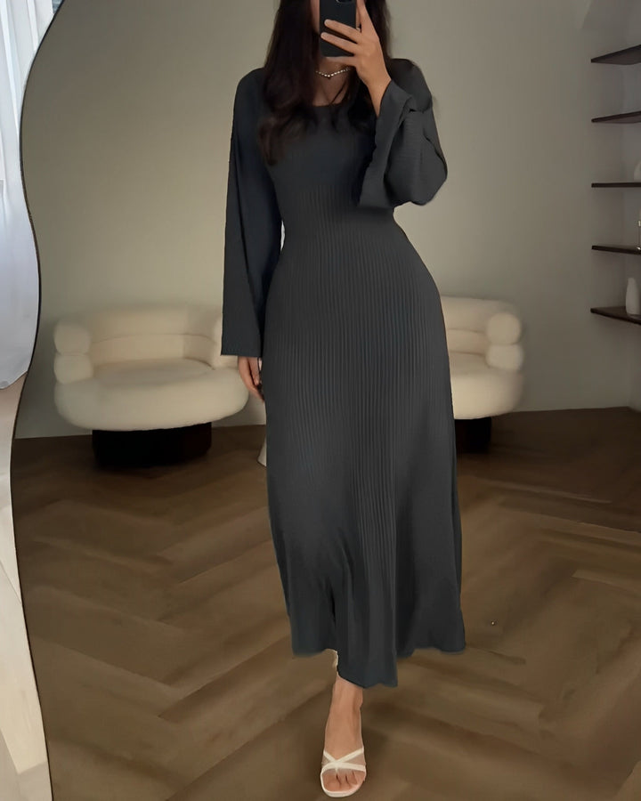Aiah – Robe Maxi Tricotée Élégante