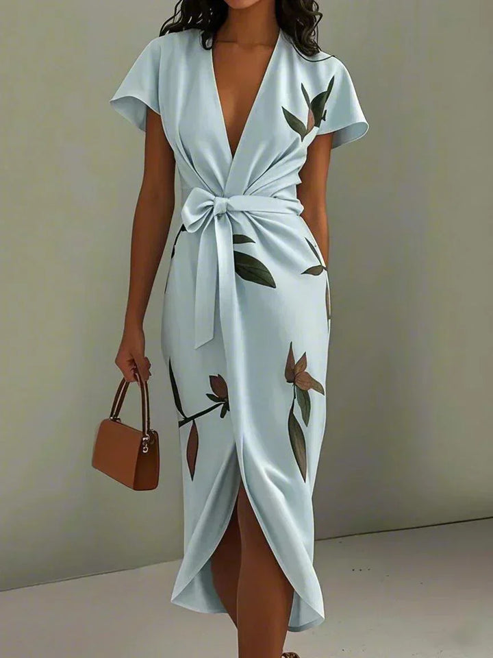 Valeria – Robe Portefeuille Élégante