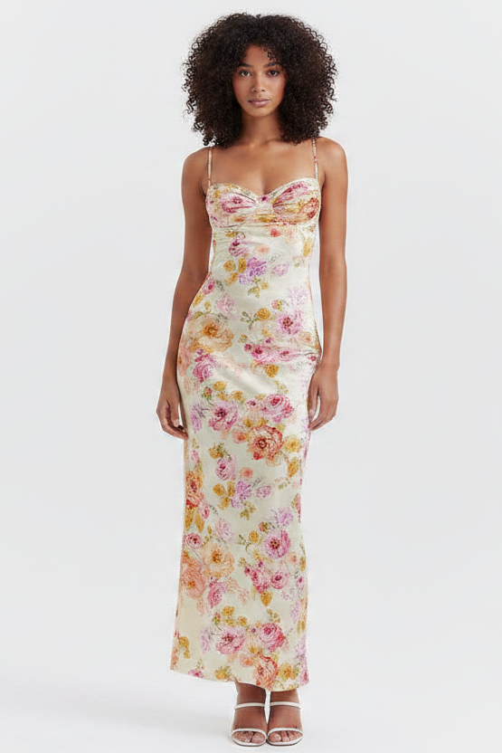 Fiorella – Robe Maxi Florale Charmante
