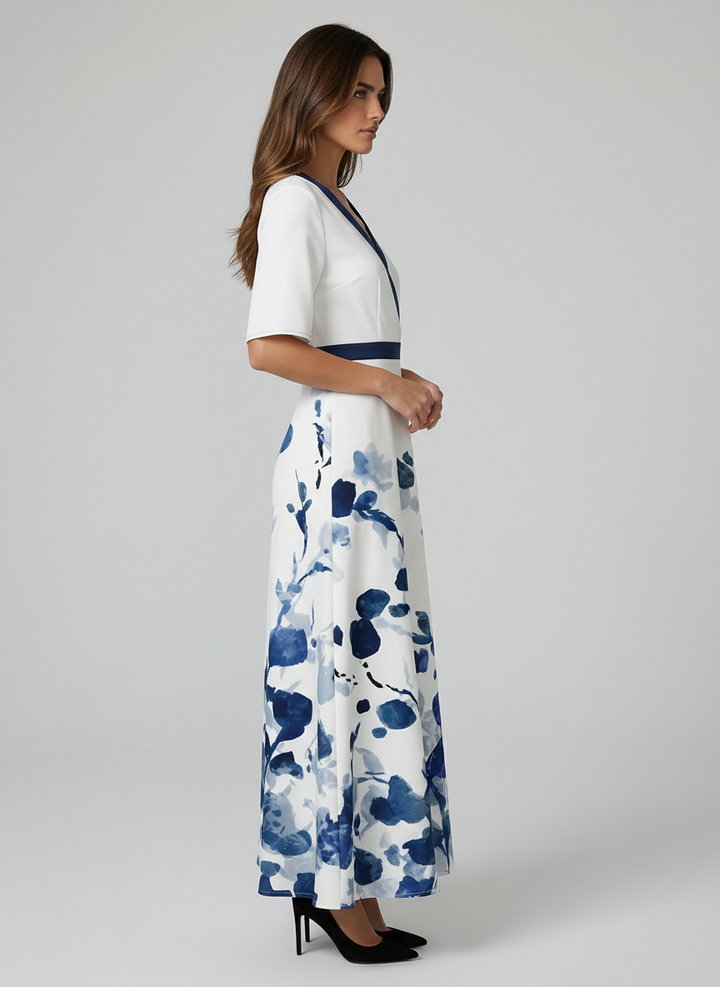 Pilar – Robe Maxi Col V Profond