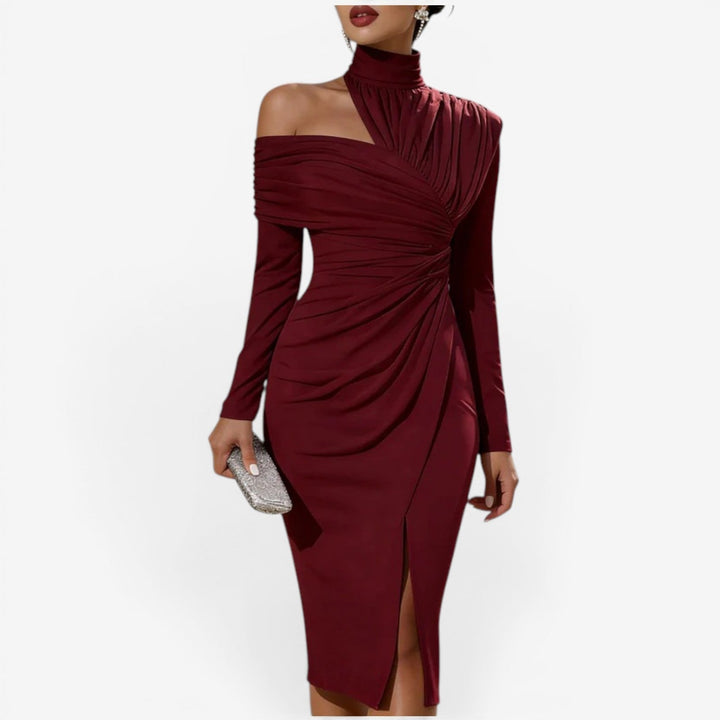 Queenie – Robe Midi Portefeuille