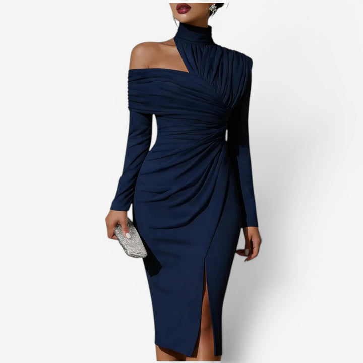 Queenie – Robe Midi Portefeuille
