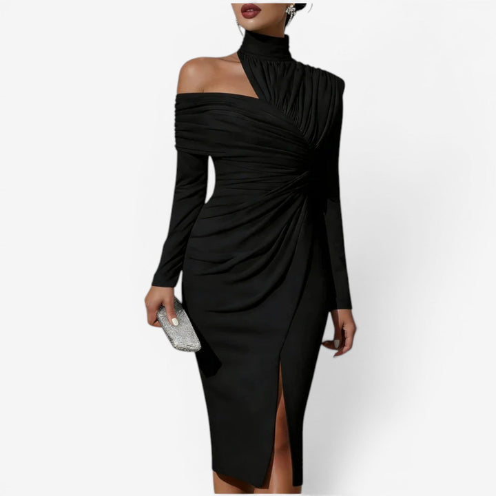 Queenie – Robe Midi Portefeuille