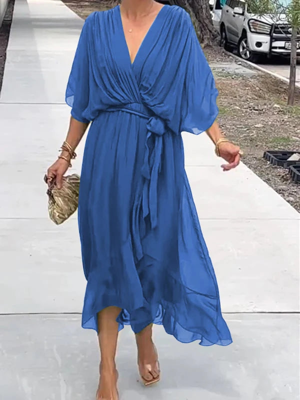 Thyra – Robe Midi Col V