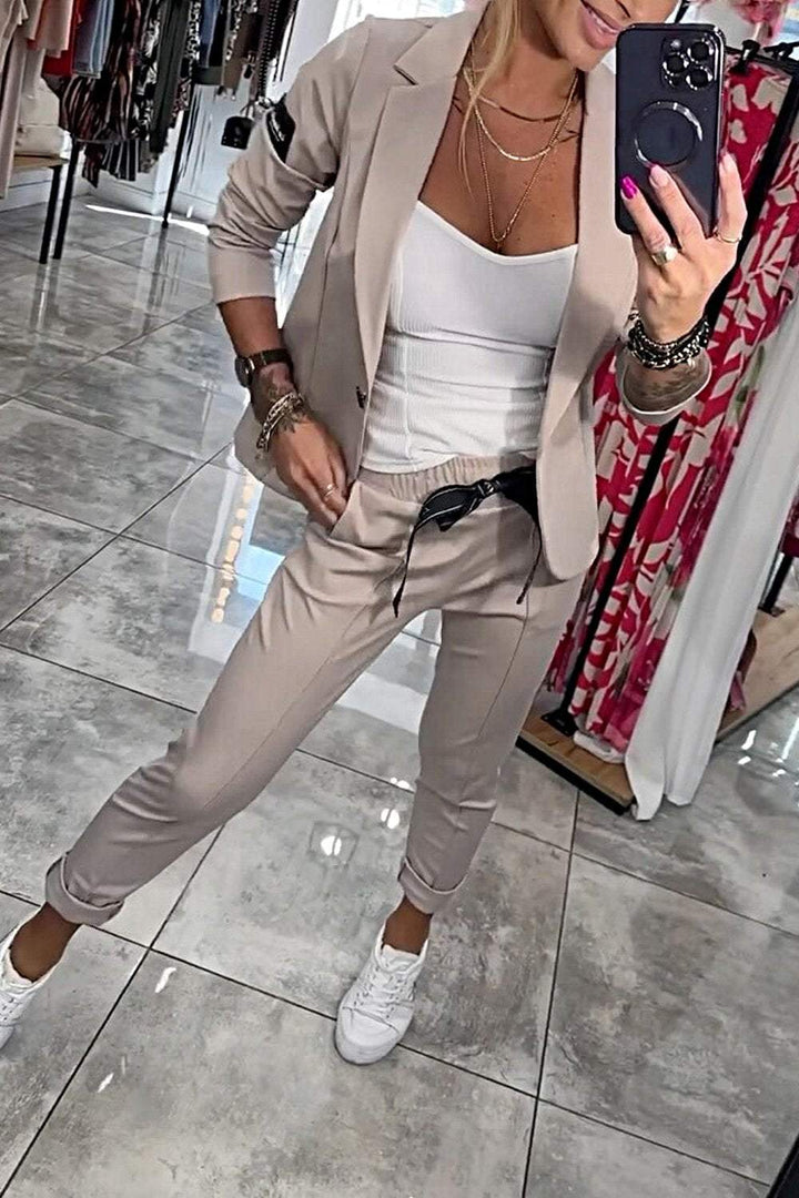 Luna – Ensemble Top & Pantalon Printemps