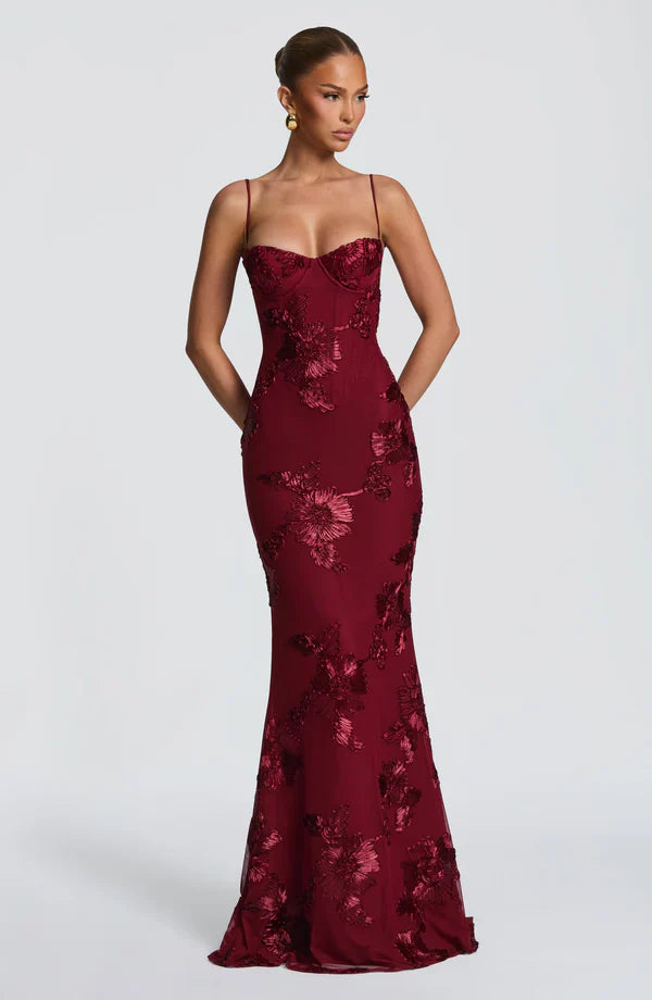 Aveline – Robe Corset Florale