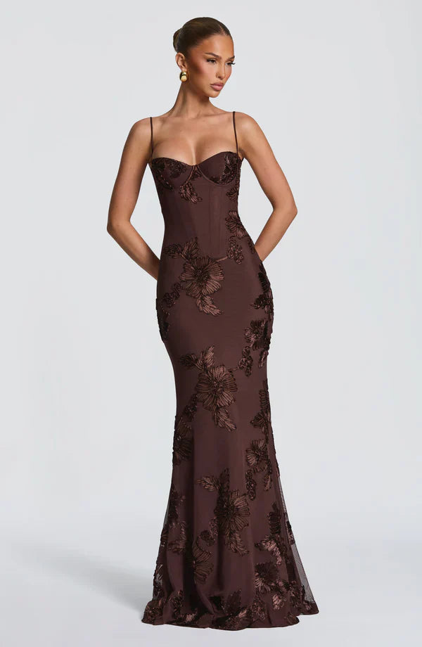 Aveline – Robe Corset Florale