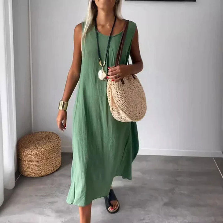 Esme – Robe Midi Sans Manches