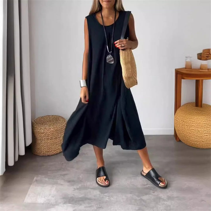 Esme – Robe Midi Sans Manches