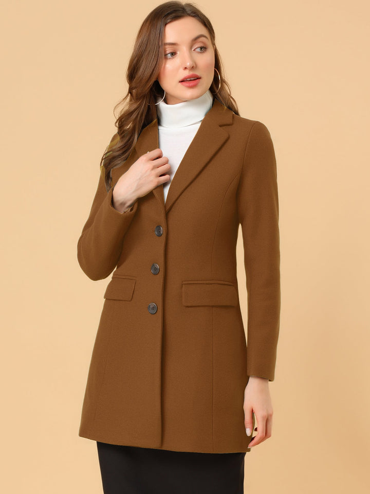 Marielle – Manteau Laine Classique