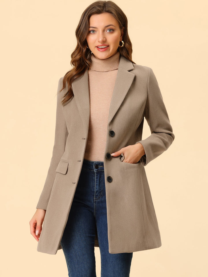 Marielle – Manteau Laine Classique