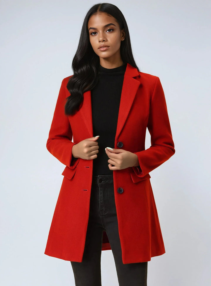 Marielle – Manteau Laine Classique