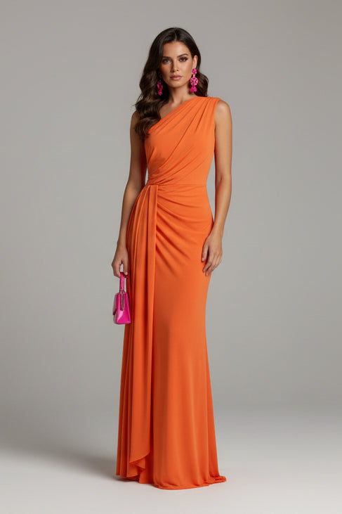 Capita – Robe Orange à Jupe