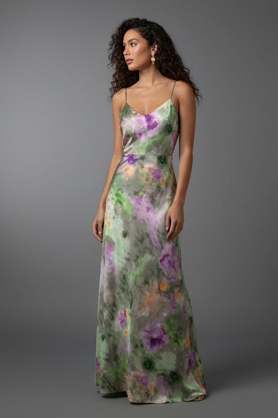 Anisten – Robe Maxi Tie-Dye & Foulard